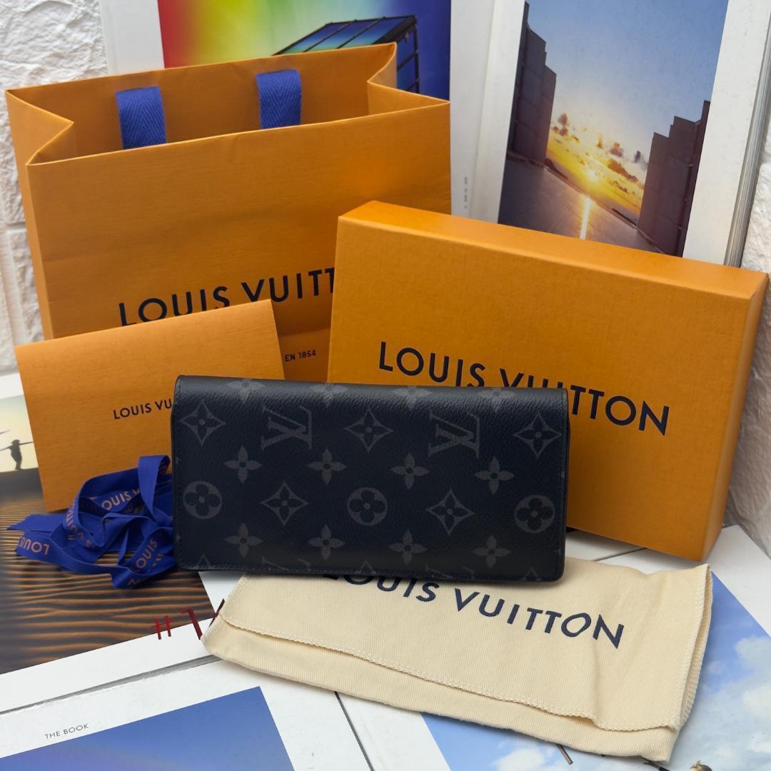 ルイヴィトン モノグラムエクリプス ポルトフォイユブラザ 財布 新型