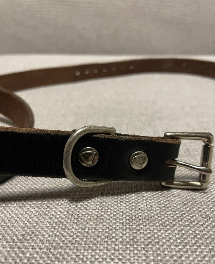 12/31まで最終値下げ！HTC スタッズベルト ブラック ターコイズ 34