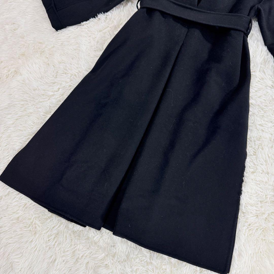 VERMEIL par iena イエナ カシミヤ混ビーバーサイドスリットコート