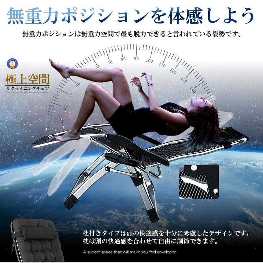 (新品未使用) 2脚セット リクライニング 折りたたみRIKUCHAI-A-GY