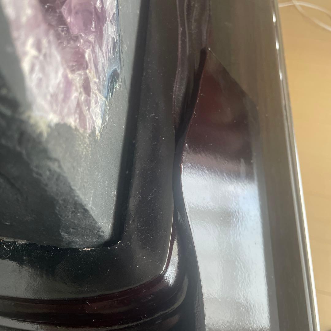 ⭐︎ウルグアイ産アメジストドーム　カコクセナイト　カルサイト共生