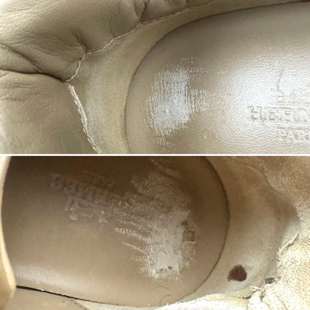 【極美品】エルメス フリー スニーカー メンズ 総柄 Hロゴ サイズ27cm相当