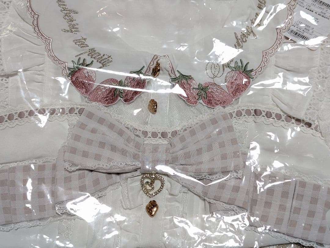 (LIZLISA)ストロベリー刺繍ブラウス