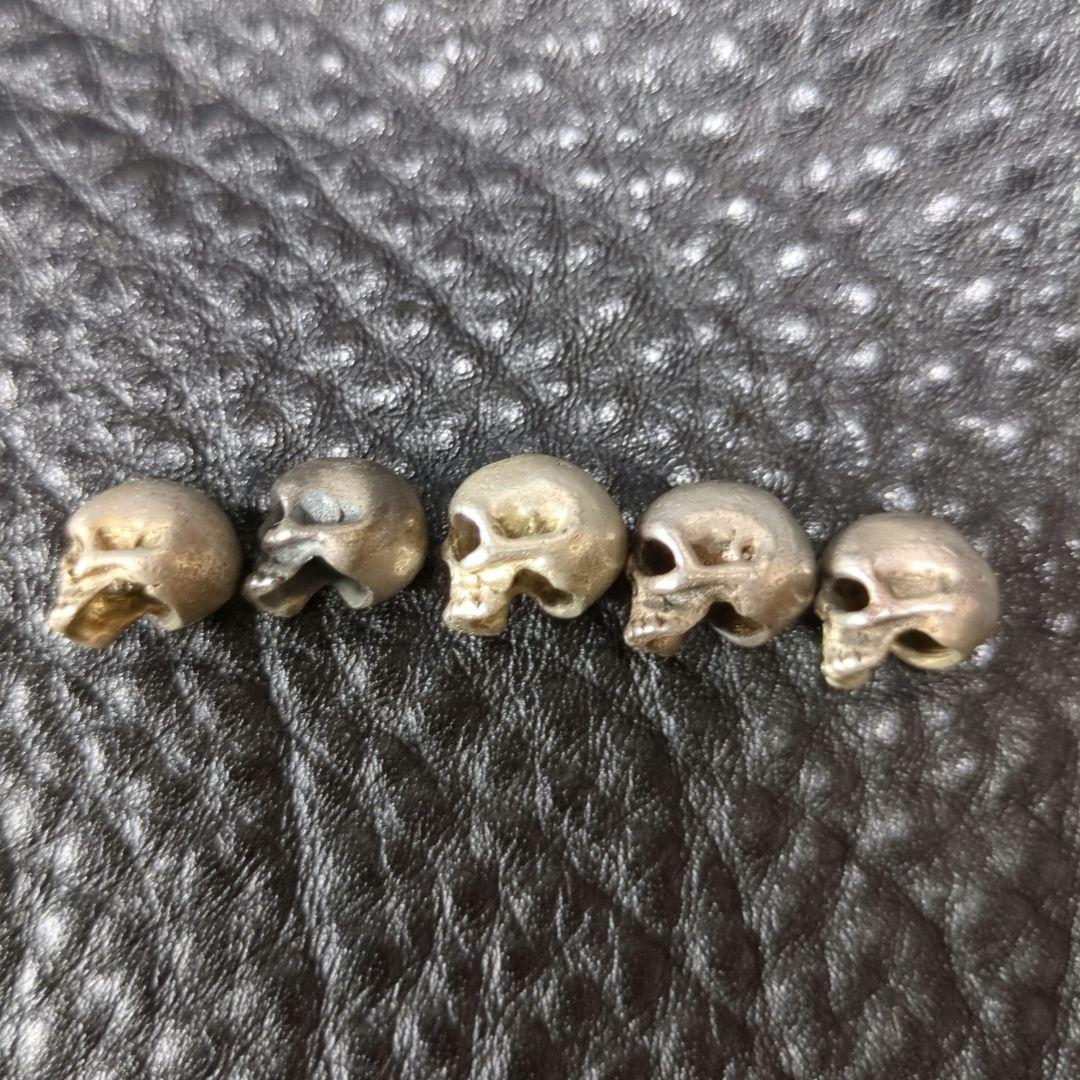 シルバースカルビーズ 10個 （ブレスレット）