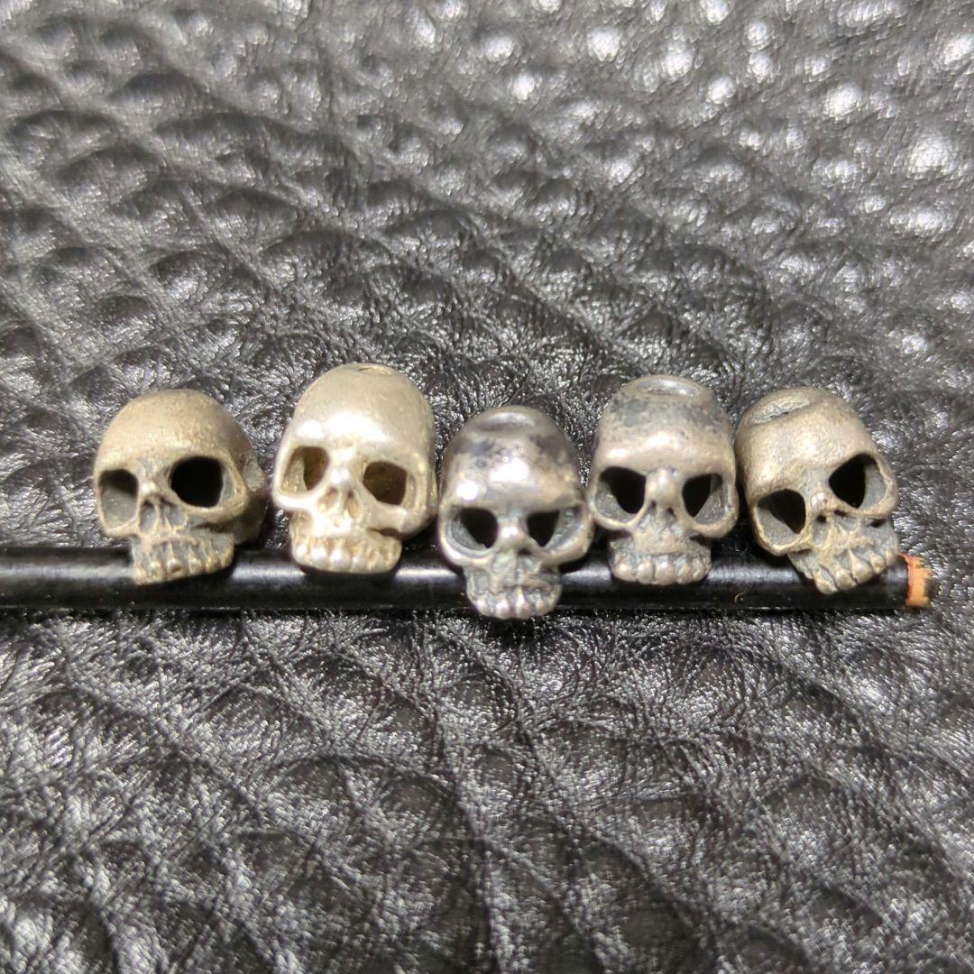 シルバースカルビーズ 10個 （ブレスレット）