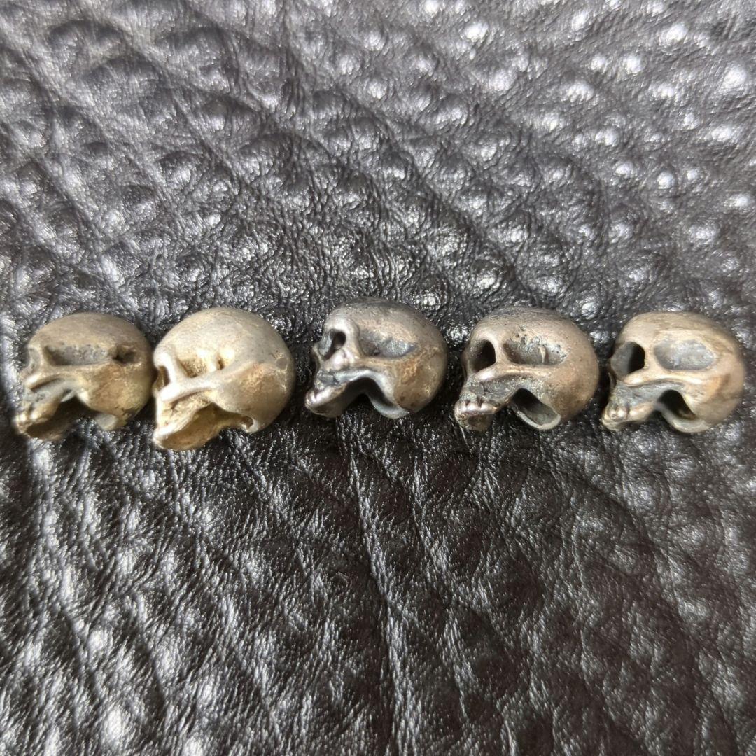 シルバースカルビーズ 10個 （ブレスレット）