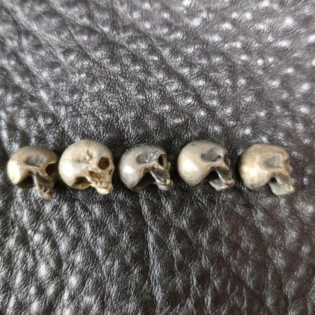 シルバースカルビーズ 10個 （ブレスレット）