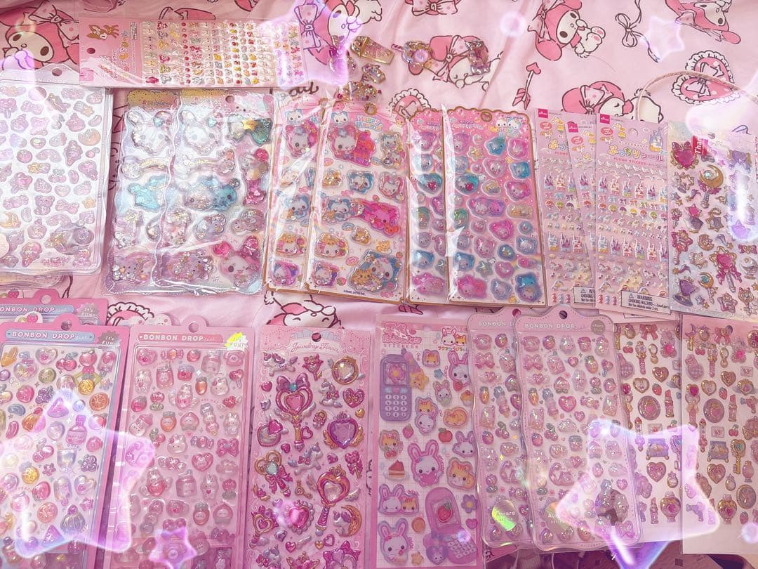 まとめ売り らびちゃん 平成女児シール キャンディツインズ 平成はっぴーフォン