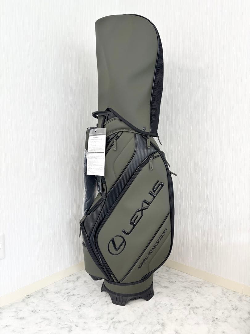 新品！LEXUS キャディバッグ オリーブグリーンLexus × Admiral