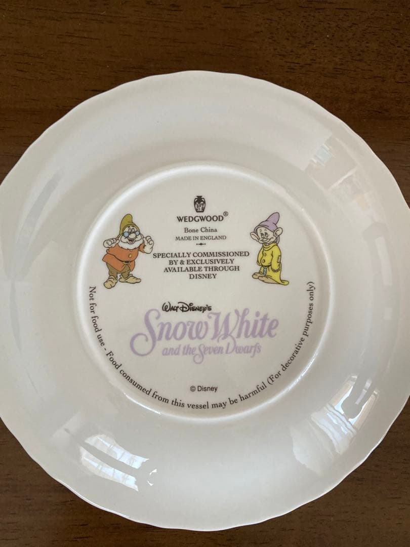 【廃盤・希少】90年代　ウェッジウッド ディズニーデザインシリーズ　白雪姫