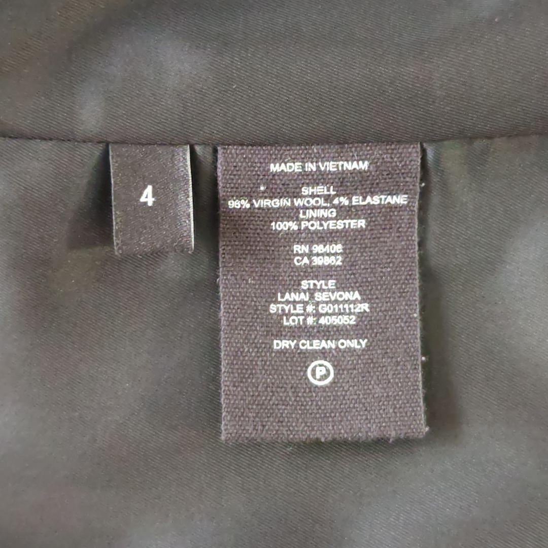 美品✨『Theory』セオリー ノーカラー パンツ セットアップ スーツ L ４