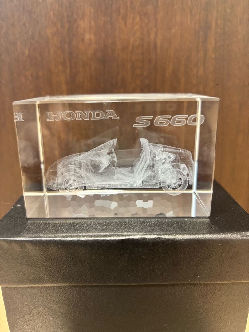 HONDA S660 3Dクリスタル置物