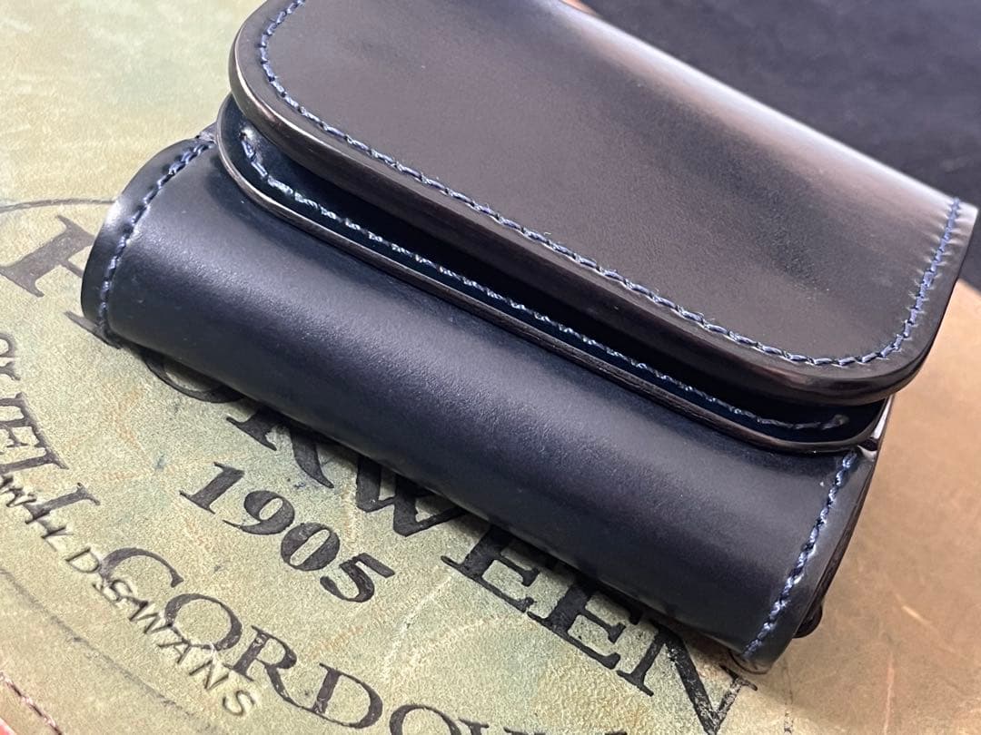 2/22まで出品 ワイルドスワンズ ステラ コードバン インテンスブルー