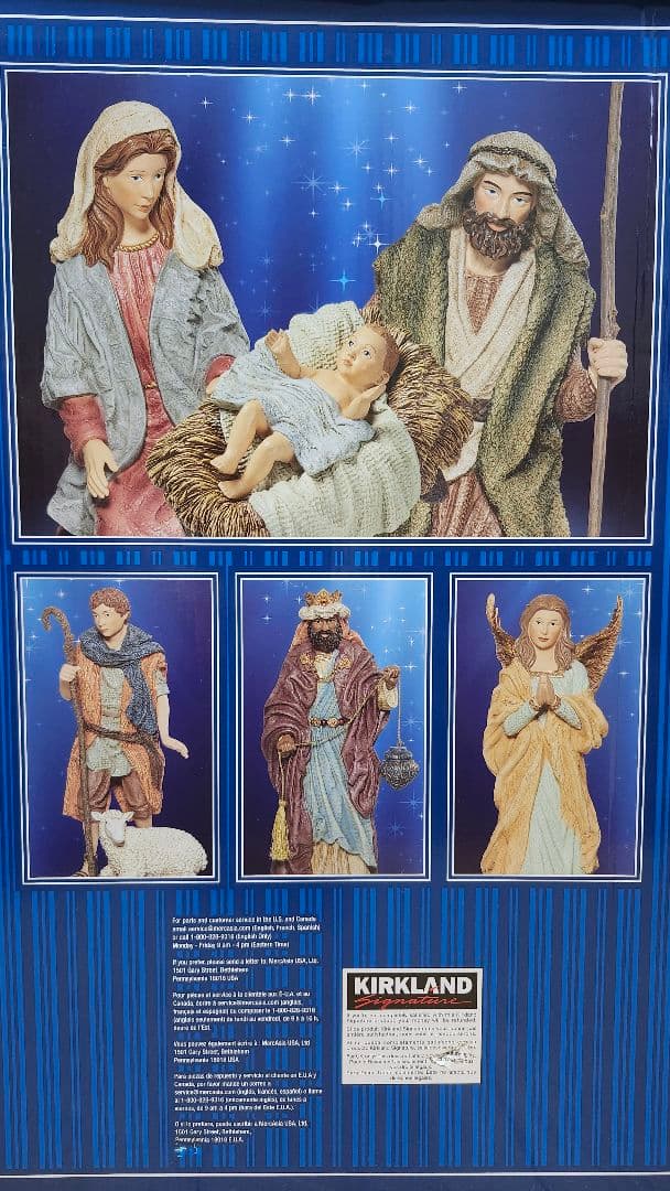クリスマス　キリスト降誕　コストコKIRKLAND 　置物　装飾品