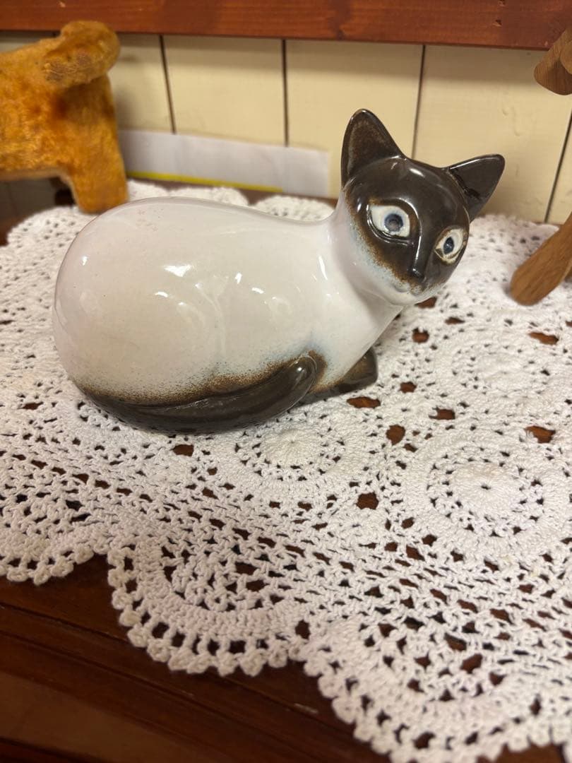 EGO セラミックス シャム猫　ハインツ ステンゴッド スウェーデン 1960