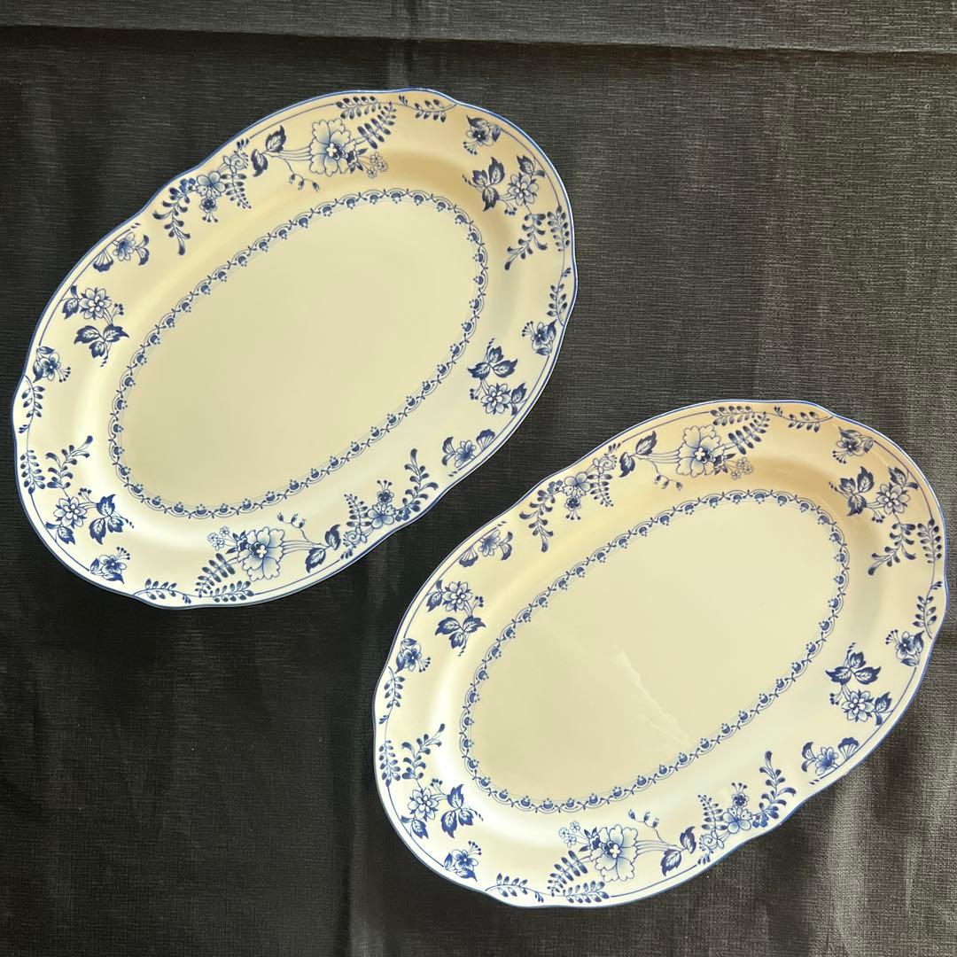 廃盤Noritakeノリタケ　Primachina プリマチャイナ オーバル2枚
