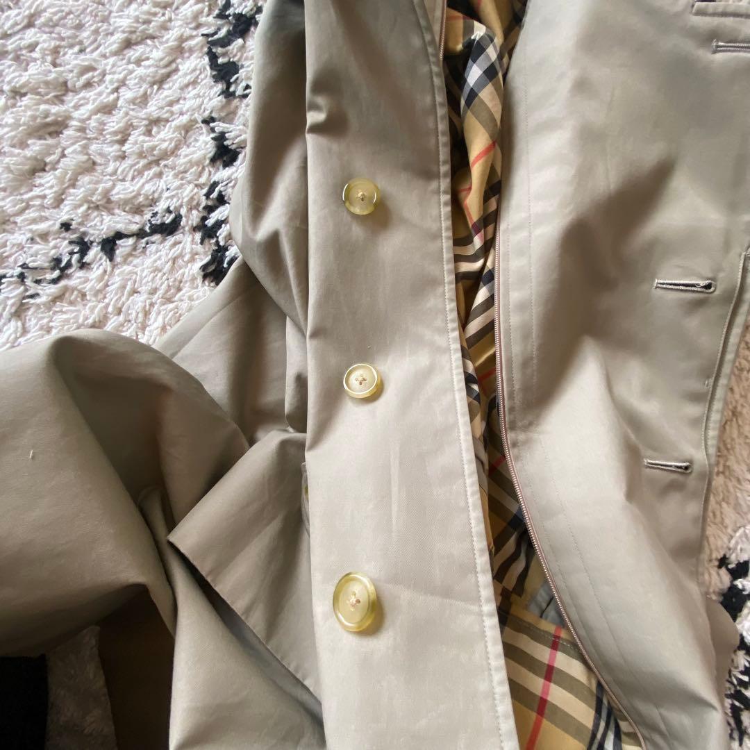 バーバリーロンドン / ステンカラーコート ベージュ　ノバチェック