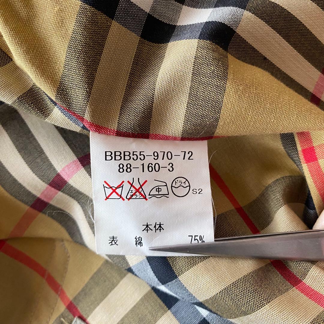 バーバリーロンドン / ステンカラーコート ベージュ　ノバチェック
