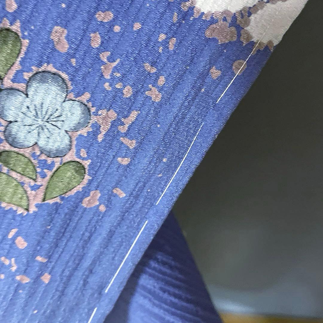 振袖フルセット　高身長　新品友禅　辻ヶ花　成人式振袖　振袖　裄丈69 しつけ糸付