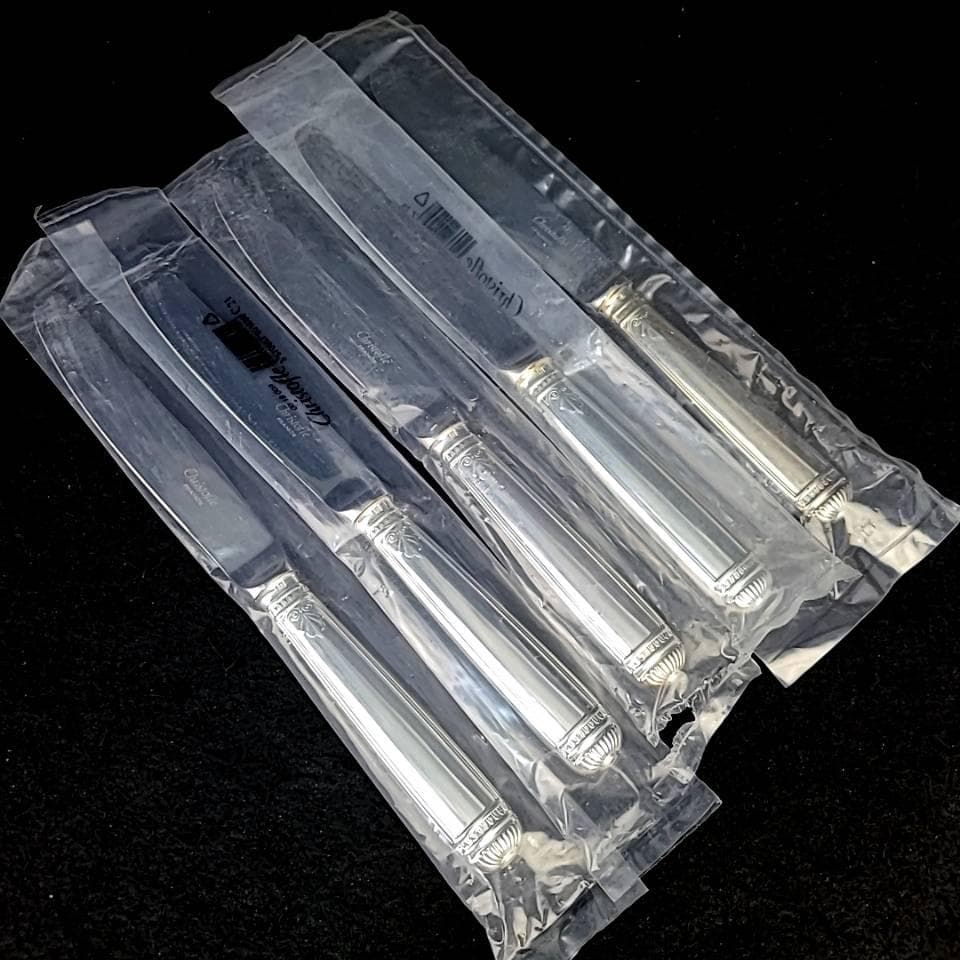 ♪未使用♪クリストフル　CHRISTOFLE　マルメゾン　テーブルナイフ　5本