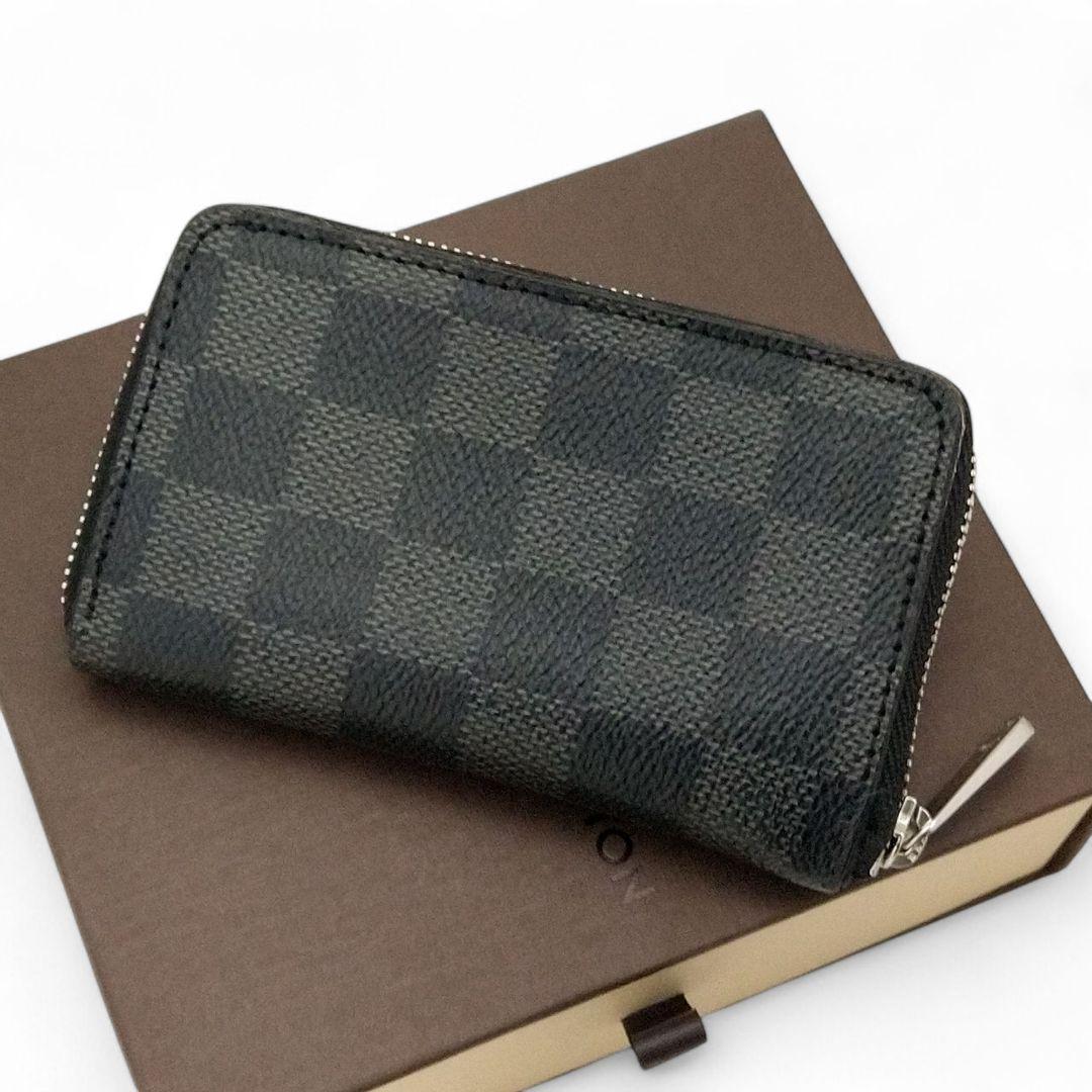 良品 ルイヴィトン ダミエグラフィット ジッピーパース 箱・袋付属