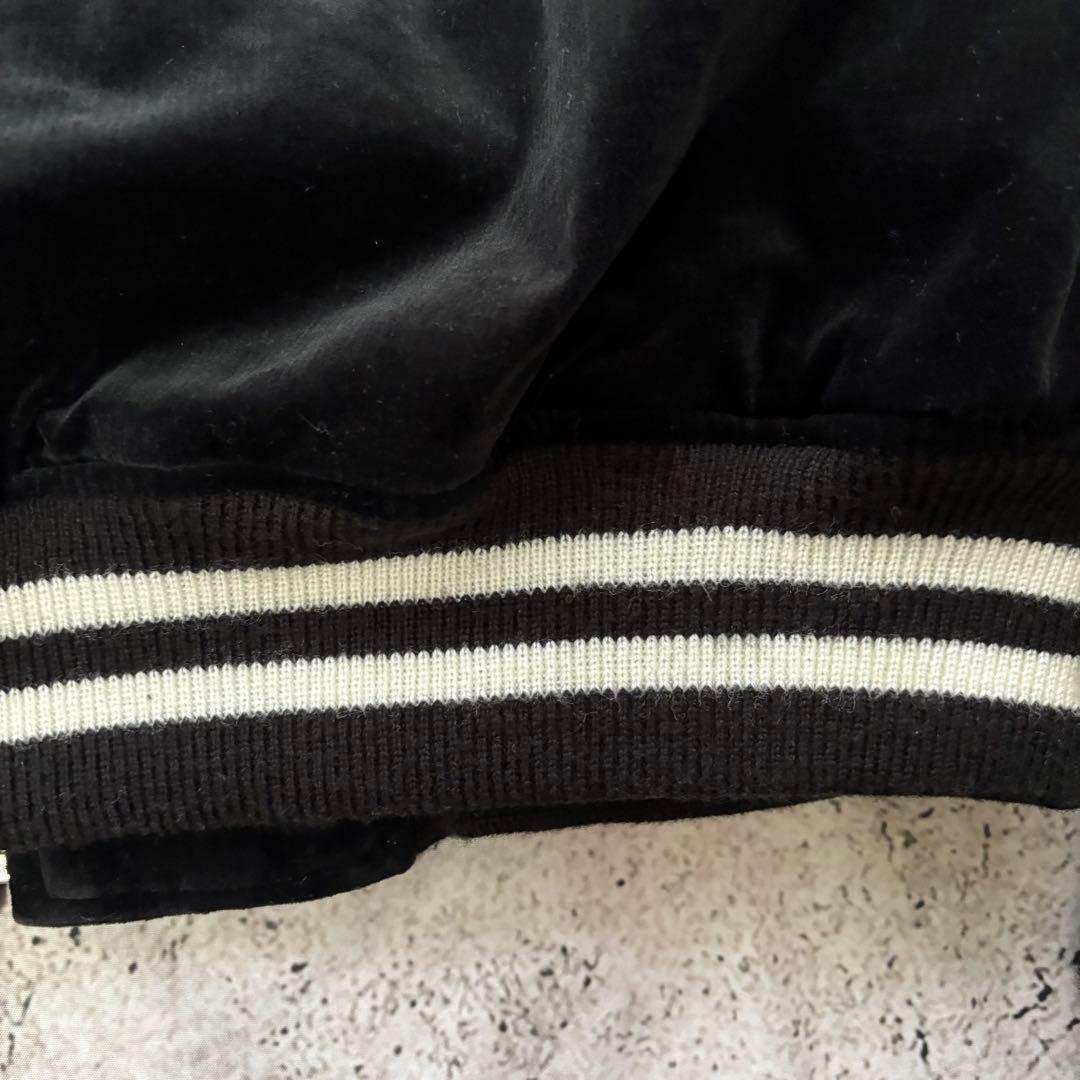 hosihime スカジャン　別珍　ベロア　YOKOSUKA 刺繍　龍　短丈