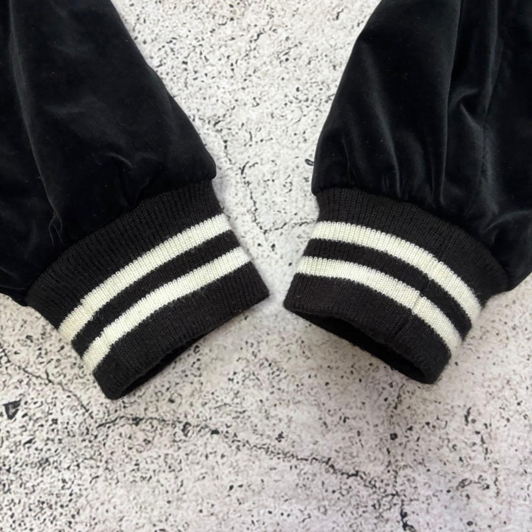 hosihime スカジャン　別珍　ベロア　YOKOSUKA 刺繍　龍　短丈