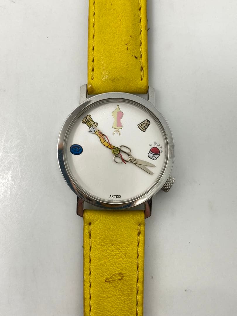 アクテオ　レザーバンド 腕時計2本セット （動作品）