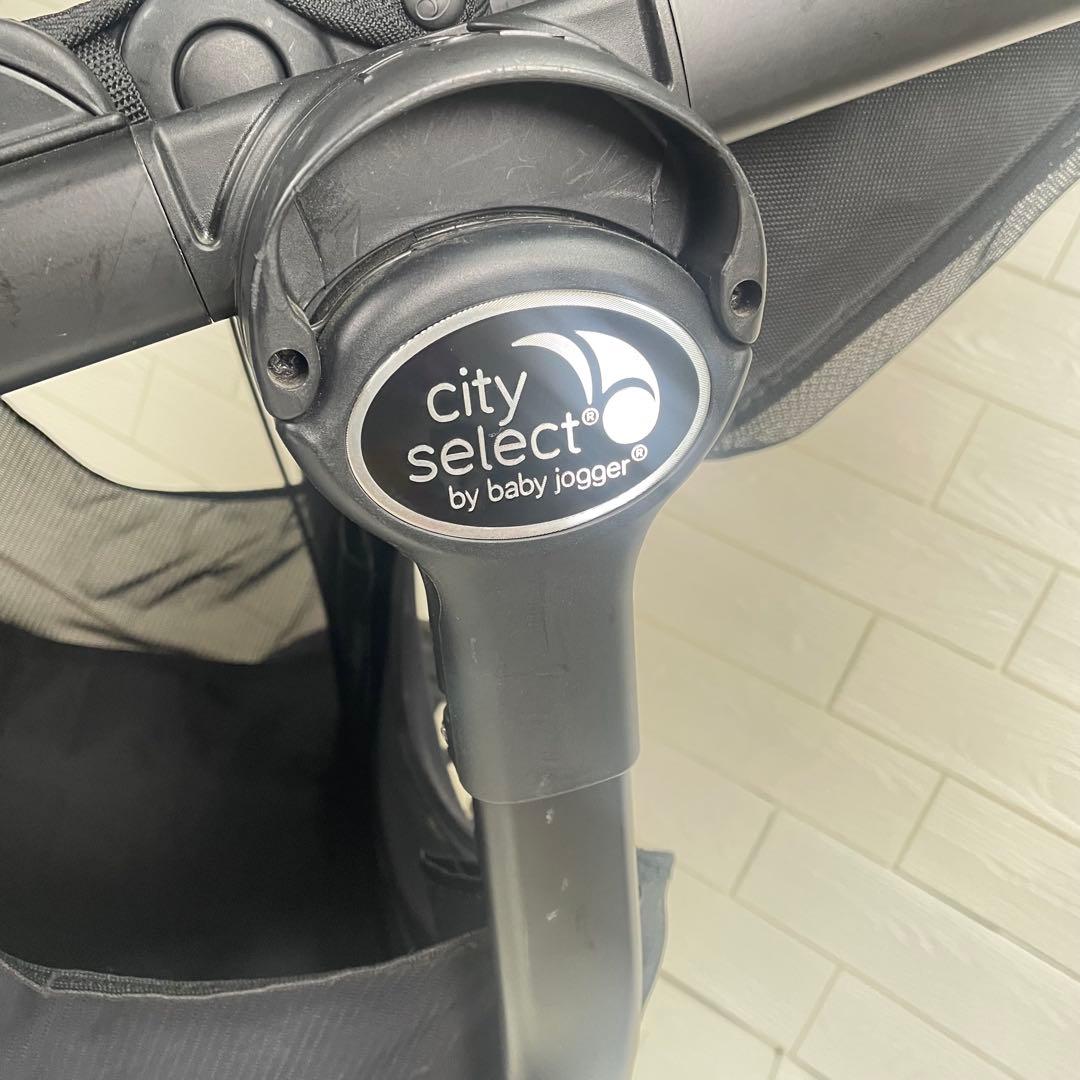 ベビージョガー　シティセレクト　２人用　折りたたみ　ベビーカー　ブラック