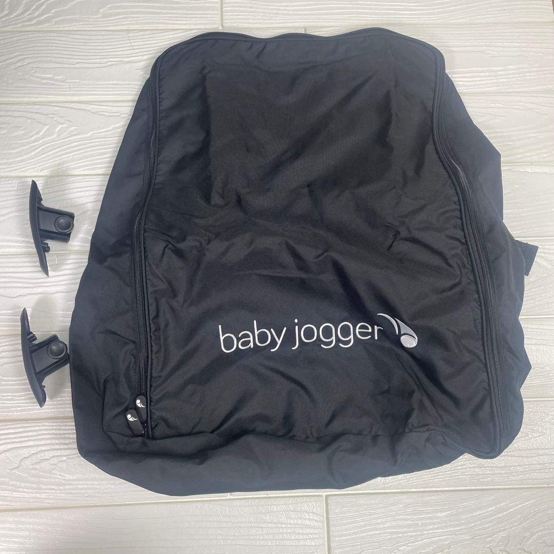 ベビージョガー　シティセレクト　２人用　折りたたみ　ベビーカー　ブラック