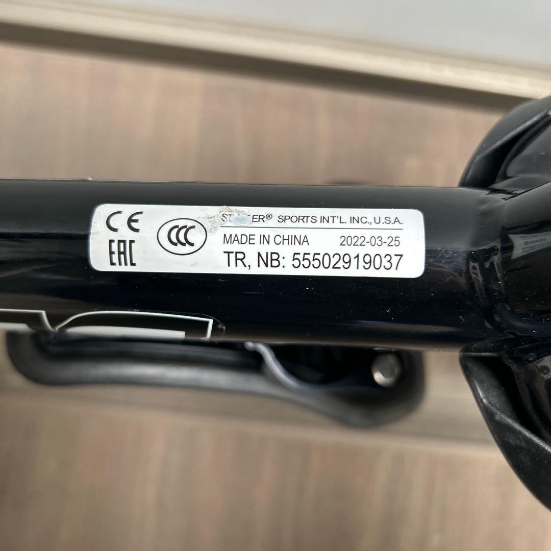 STRIDER バランスバイク ブラック 収納バッグ付き