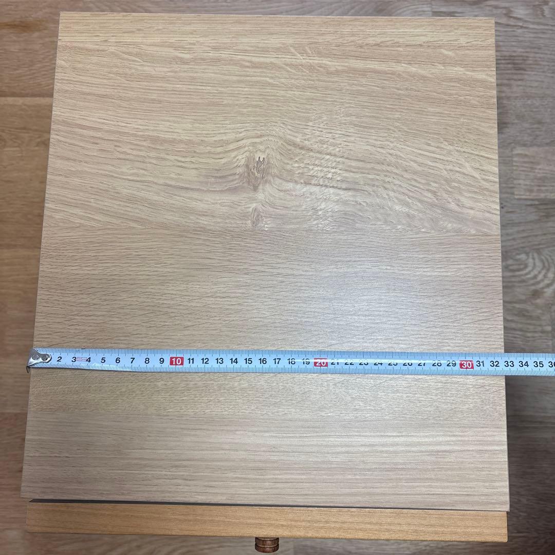 マルヨシ民芸家具　天然木　引き出しボックス　卓上収納 引き出し収納 三段