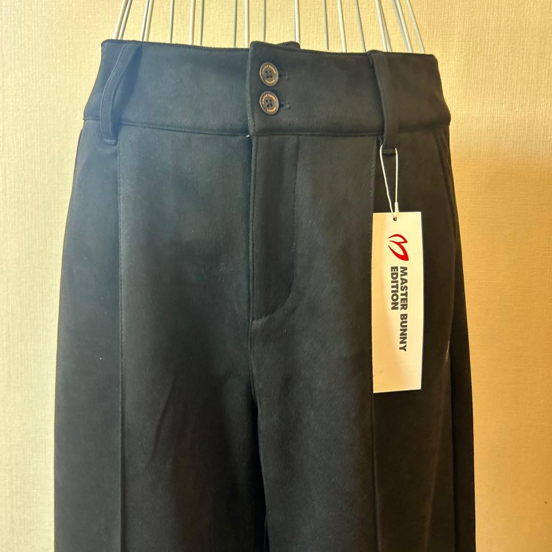 ★新品タグ付き★スウェードタッチスムースワイドパンツ サイズ 1 ★