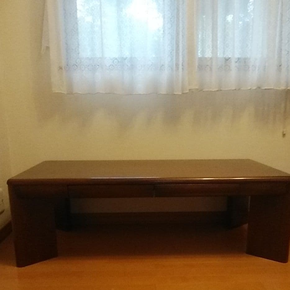 カリモク引き出しローテーブル