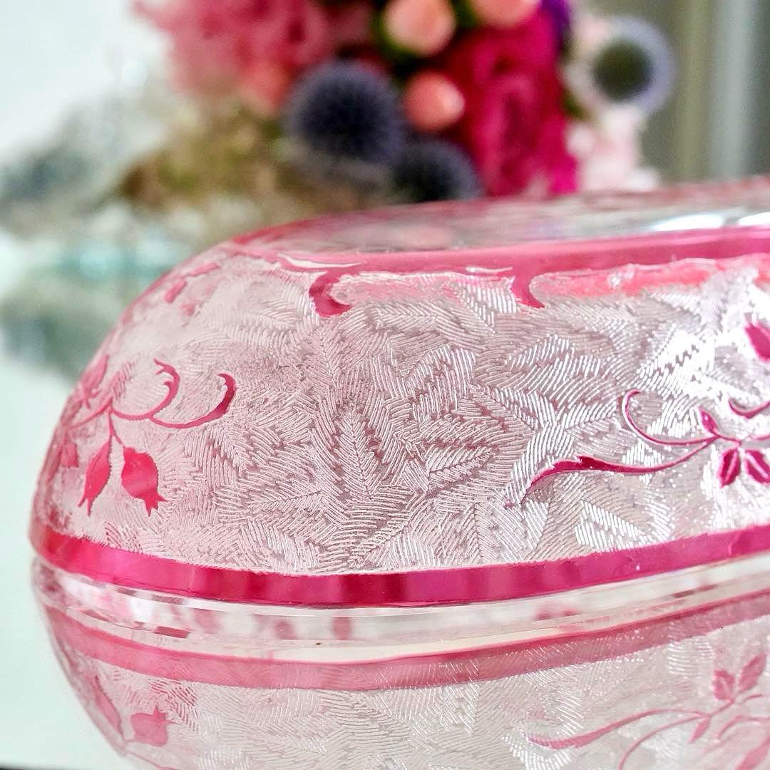 希少★美品★オールドバカラ★エグランティエ★エグランチエ 野ばら 長皿 プレート