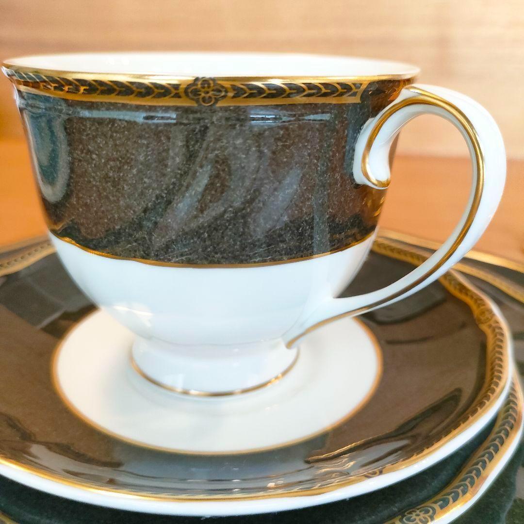 ウェッジウッド エボニー 高級ライン★廃盤 希少品 極美品 カップ＆ソーサー