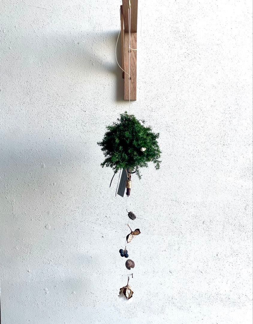 ミニツリーのフライングリース　（プリザーブド）