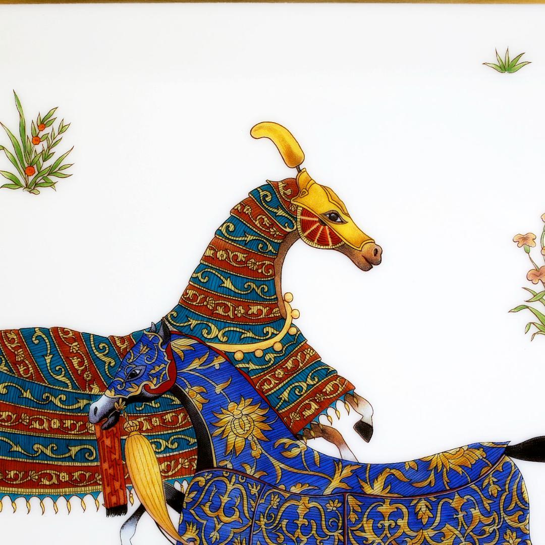 【極美品 送料込み】エルメス シュバルドリアン スクエアプレート