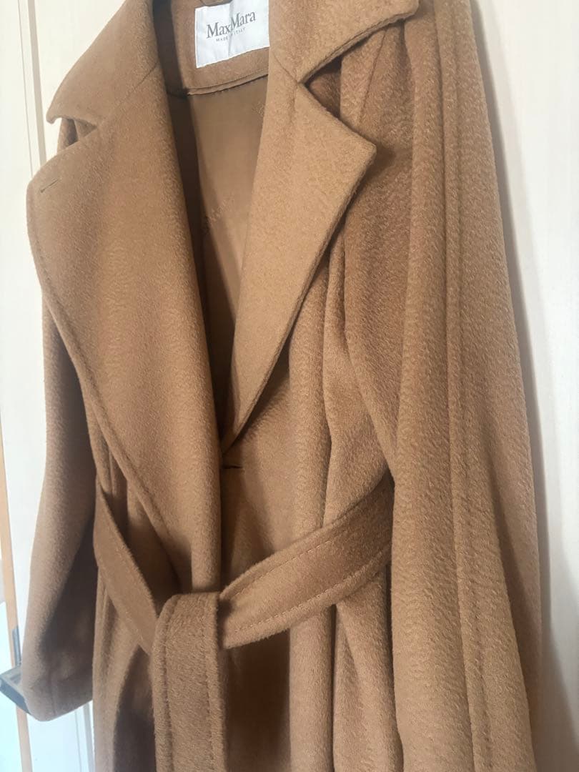 マックスマーラ　マニュエラコート キャメル