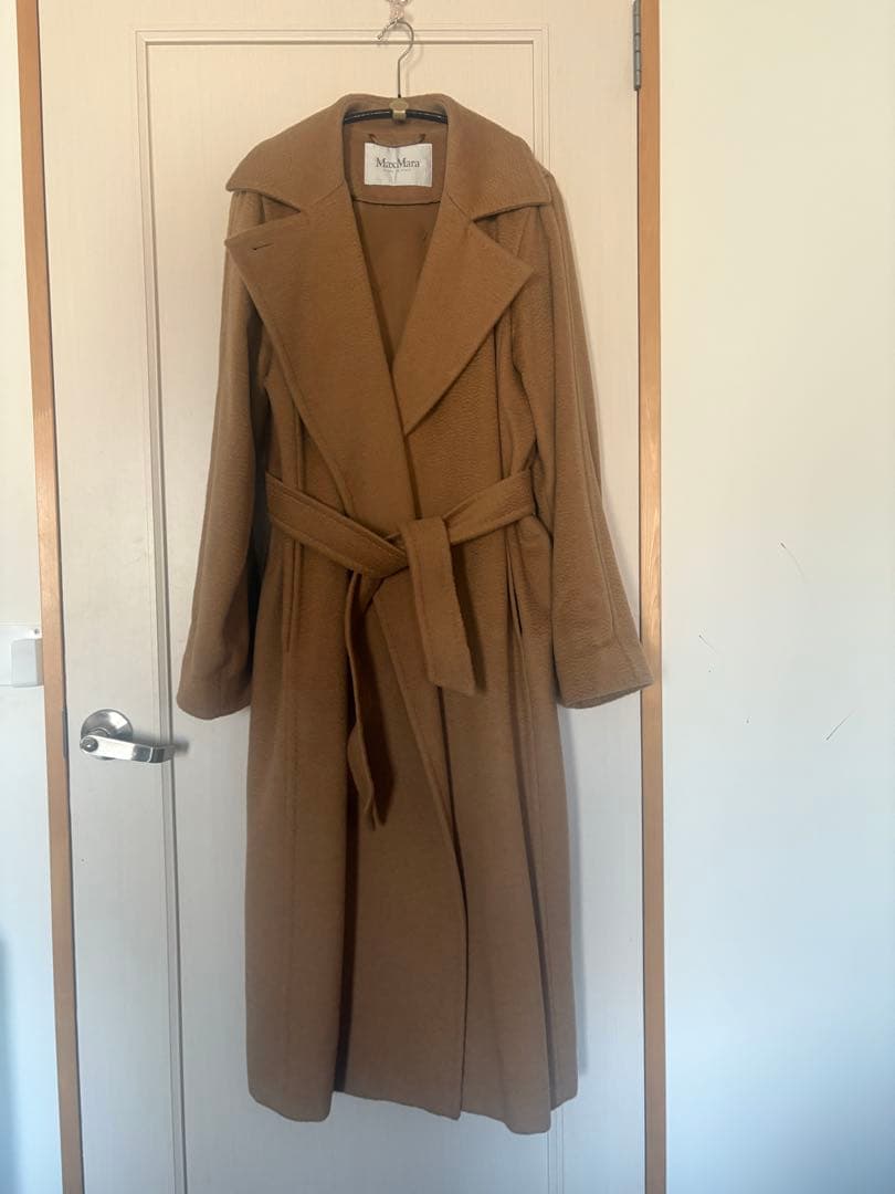 マックスマーラ　マニュエラコート キャメル