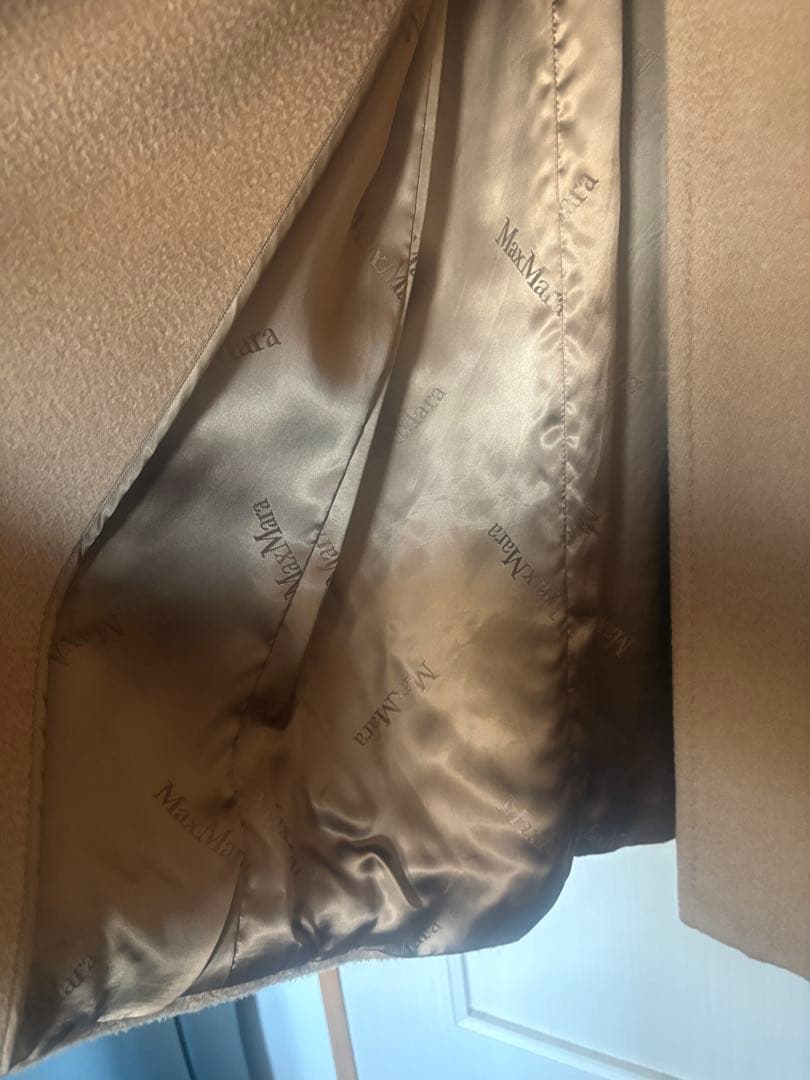 マックスマーラ　マニュエラコート キャメル