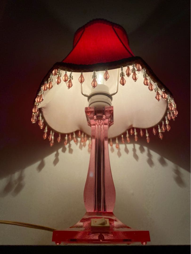 アンティーク ビンテージ 60s 70s シャンデリア ライト ビーズ