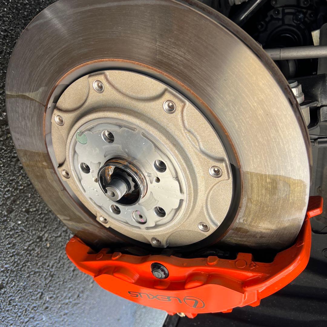 NXへ流用！新型RX用LEXUS 6potオレンジブレーキキャリパー一式