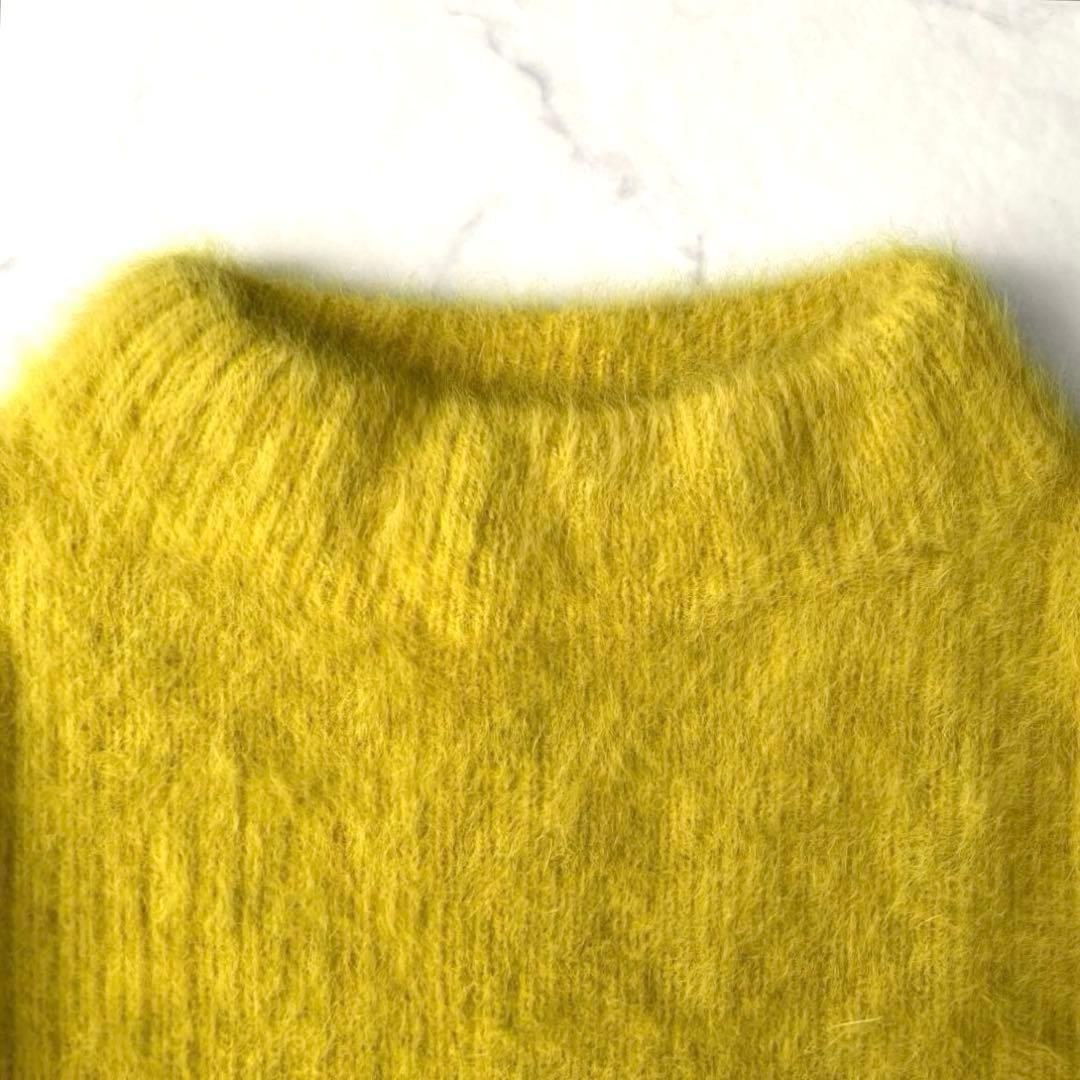 Jines フォックスカシミヤハイネックバックスリットニット 定価20,900円