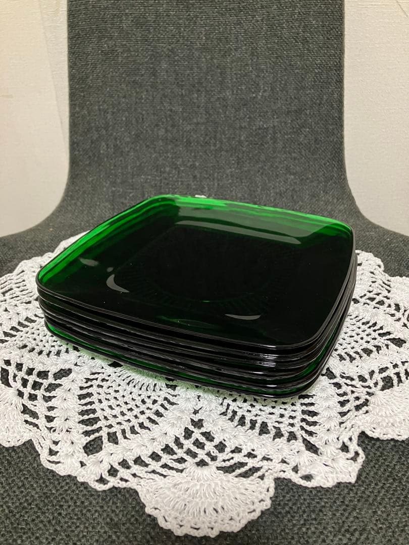 アンカーホッキング グリーン プレート 6枚セット