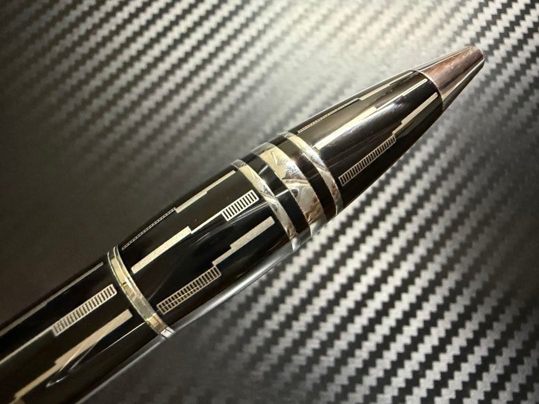 極美品 モンブラン スターウォーカー ブラックミステリー ボールペン