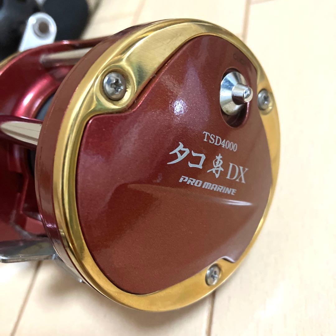 タコ釣り　タコ専用ロッドとリールセット　タコエギング、タコテンヤ