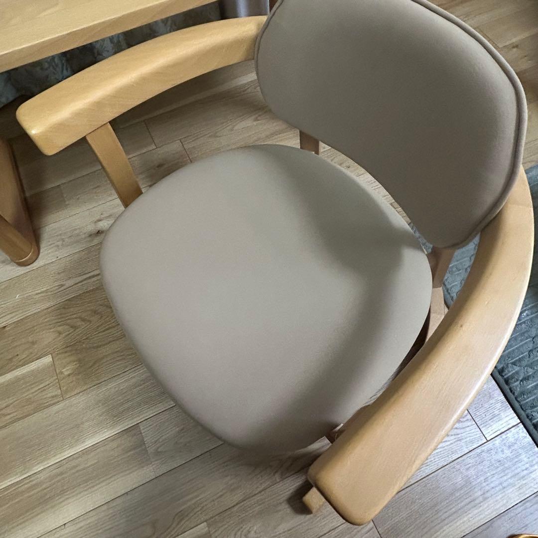 かに座PLUS パーソナルテーブル＆チェア　ロータイプ　　デスク　MUGEN工房