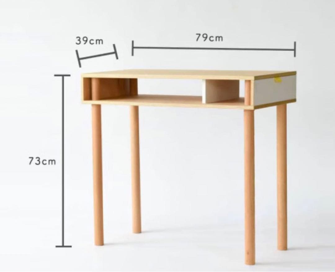 ideaco・Palletスリムデスク　パコソンデスク