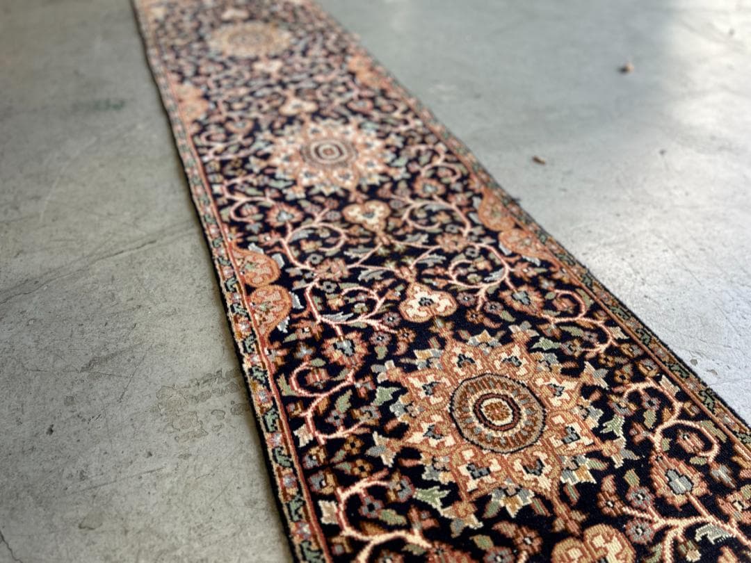 【Vintage rug】258×54cm｜ヴィンテージランナーラグ